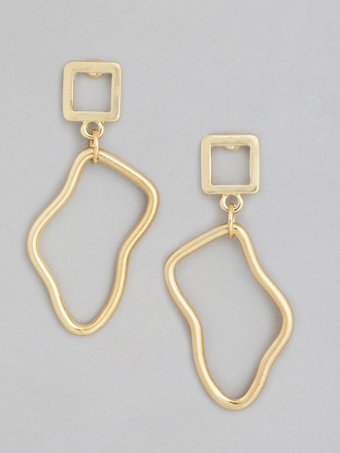 

20Dresses Gold-Toned Contemporary Drop Earrings