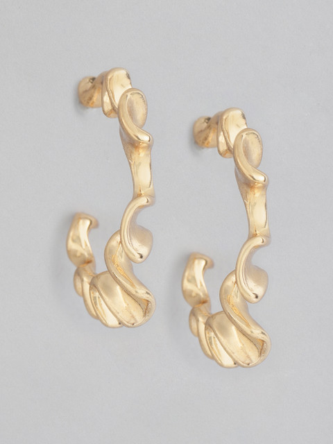 

20Dresses Gold-Toned Half Hoop Earrings