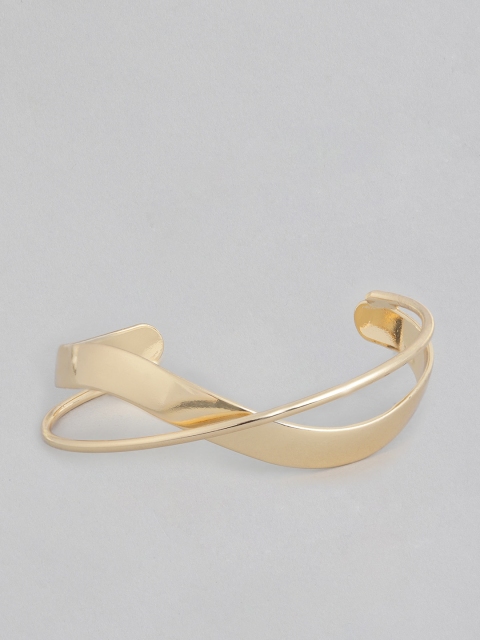 

20Dresses Gold-Toned Solid Cuff Bracelet