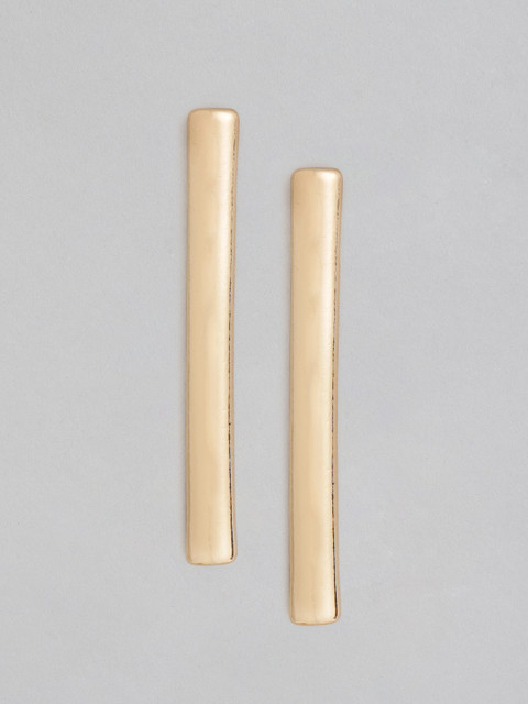 

20Dresses Gold-Toned Geometric Drop Earrings