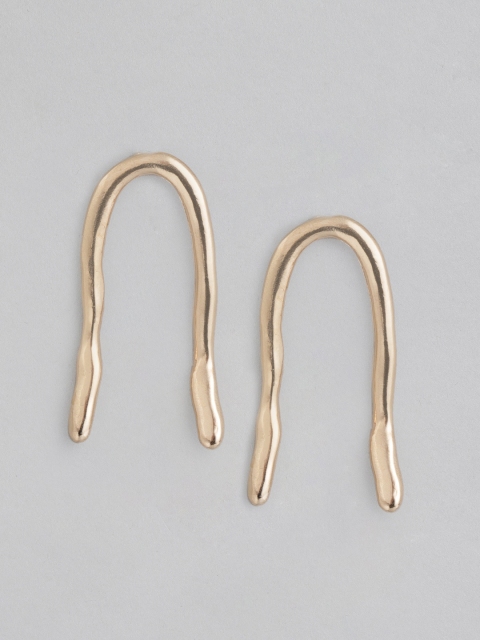 

20Dresses Gold-Toned Contemporary Drop Earrings