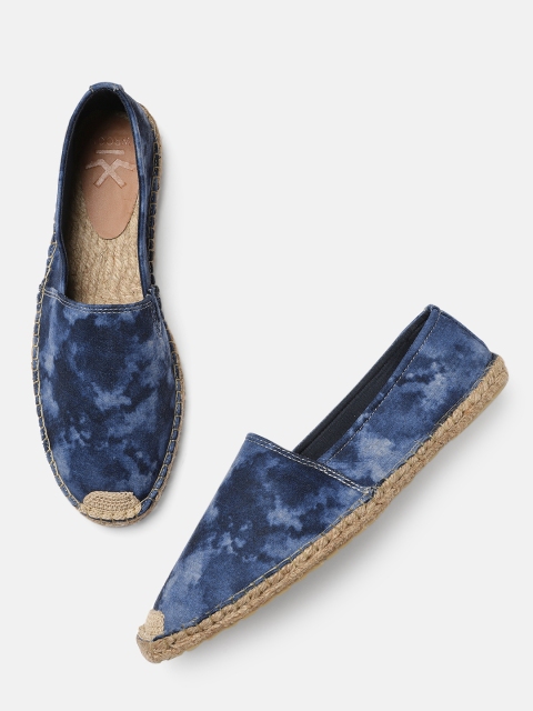 

WROGN Men Blue Dyed Espadrilles