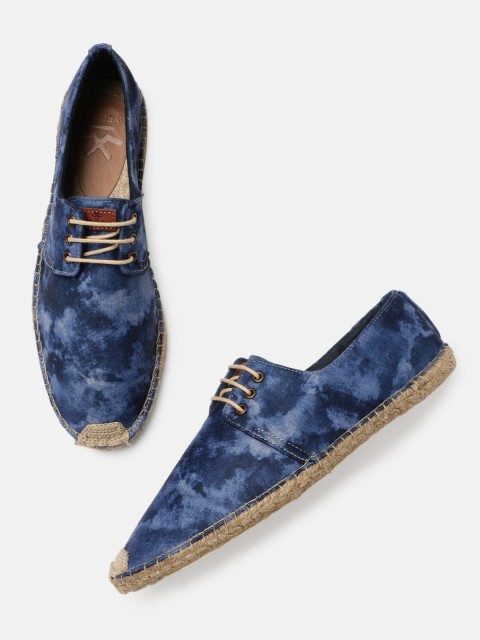 

WROGN Men Blue Dyed Espadrilles