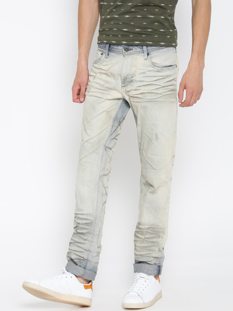 

Jack & Jones Blue Tim Slim Fit Low-Rise Jeans