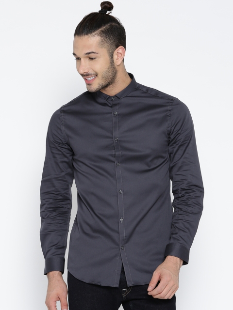 

Jack & Jones Charcoal Grey Casual Shirt