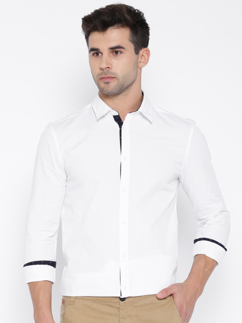 

Jack & Jones White Casual Shirt