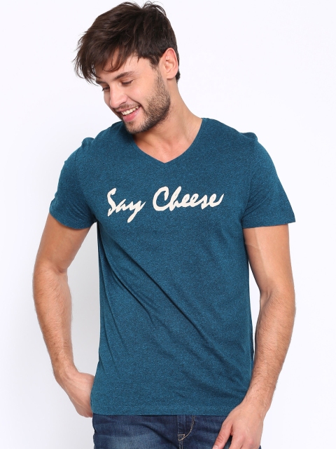 

Jack & Jones Blue Printed T-shirt
