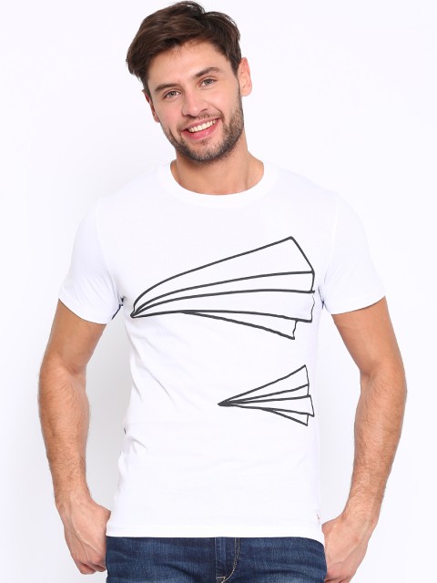 

Jack & Jones White Printed T-shirt