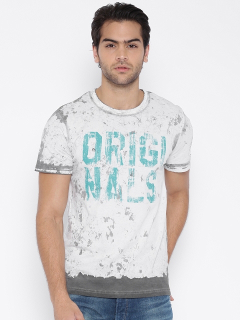 

Jack & Jones Off-White Printed T-shirt