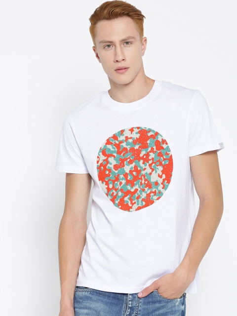 

Jack & Jones White Printed T-shirt