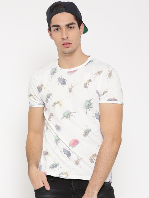 

Jack & Jones White Printed T-shirt