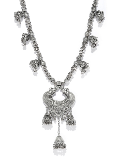 

Fida Oxidized Silver-Toned Tribal Necklace