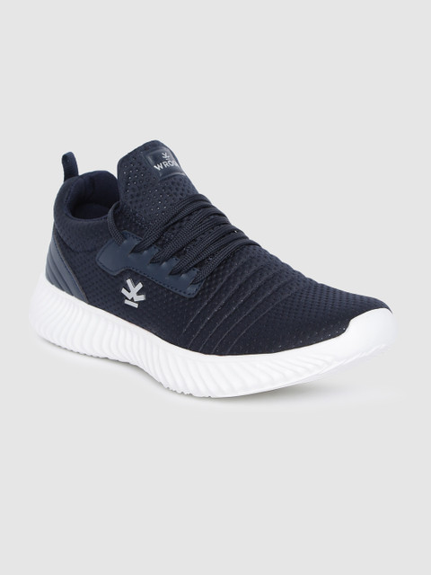 

WROGN Men Navy Blue Solid Sneakers