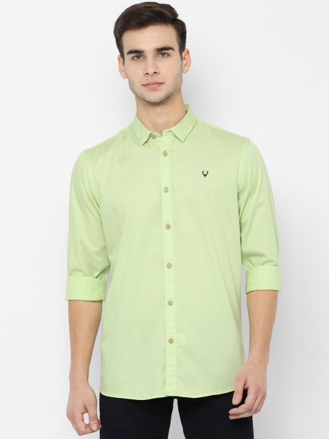 

Allen Solly Sport Men Green Slim Fit Solid Casual Shirt