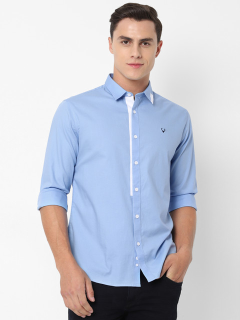 

Allen Solly Sport Men Blue Slim Fit Solid Casual Shirt