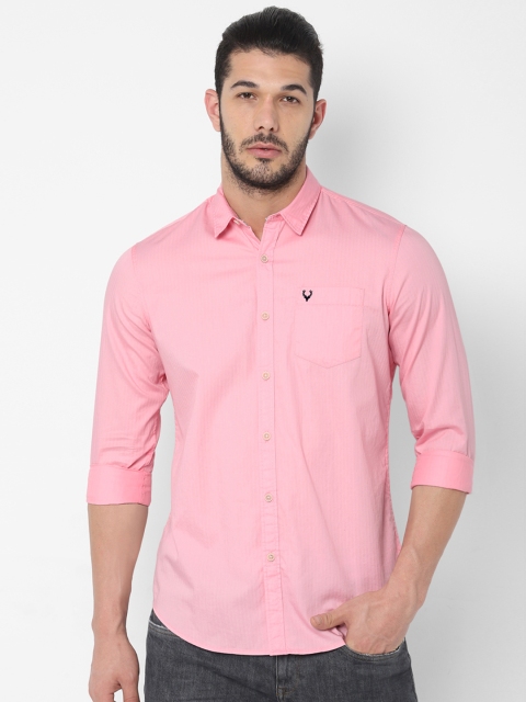 

Allen Solly Sport Men Pink Slim Fit Solid Casual Shirt