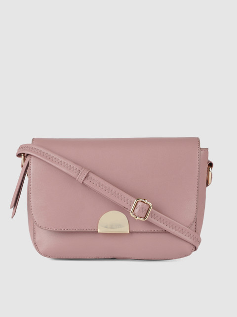 

Caprese Mauve Solid Sling Bag