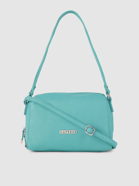 

Caprese Turquoise Blue Solid Shoulder Bag
