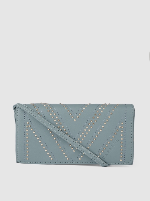 

Caprese Blue Embellished Sling Bag