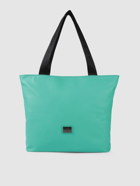 

Caprese Turquoise Blue Solid Shoulder Bag