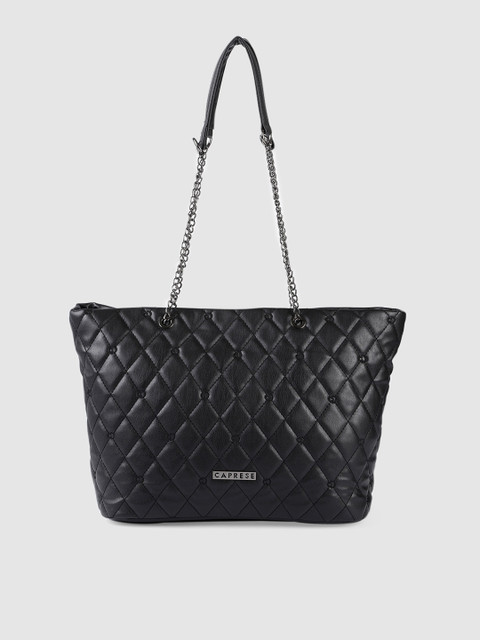 

Caprese Black Quilted Shoulder Bag