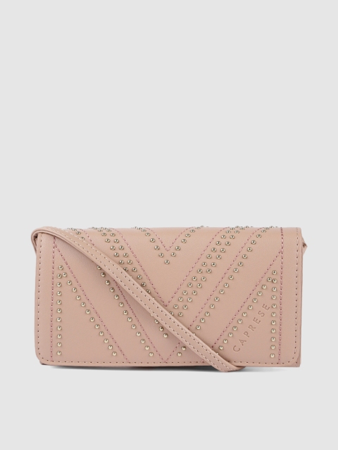 

Caprese Beige Embellished Sling Bag