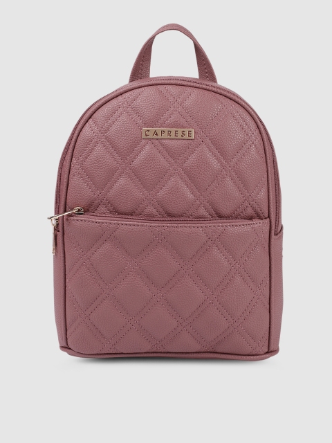 

Caprese Women Pink Quilted Backpack