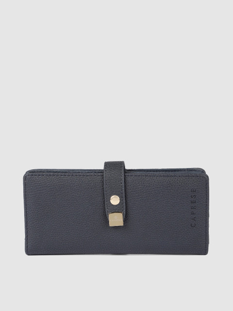 

Caprese Women Blue Solid Two Fold Wallet