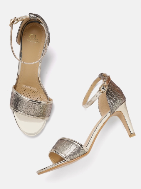 

Carlton London Women Gold-Toned Solid Heels