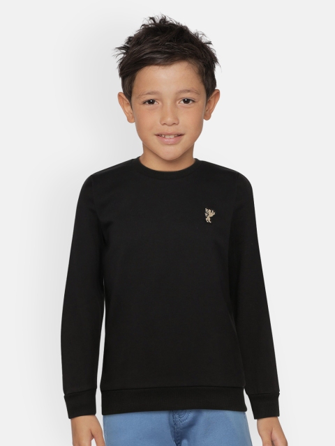 

Actuel Boys Black Solid Sweatshirt