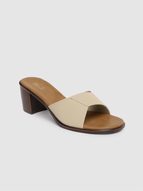 

Inc 5 Women Beige Solid Sandals