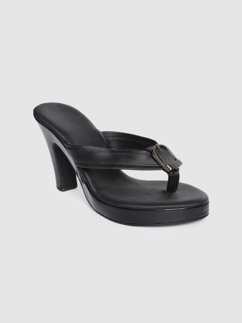 

Inc 5 Women Black Solid Sandals
