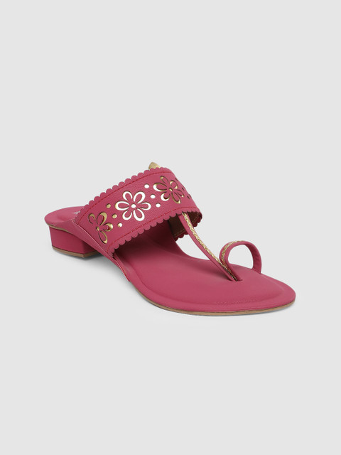 

Inc 5 Women Pink Embellished One Toe Flats