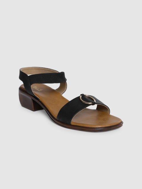 

Inc 5 Women Black Solid Block Heels