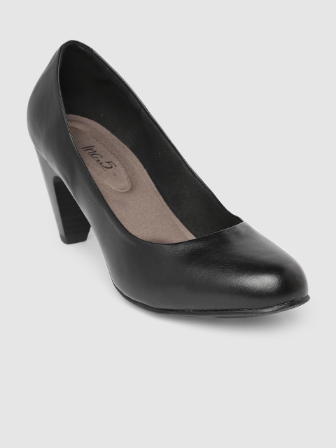 

Inc 5 Women Black Solid Pumps