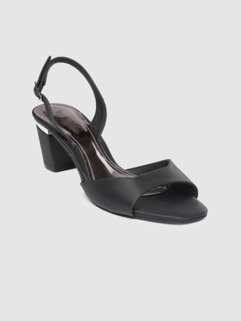 

Inc 5 Women Black Solid Block Heels