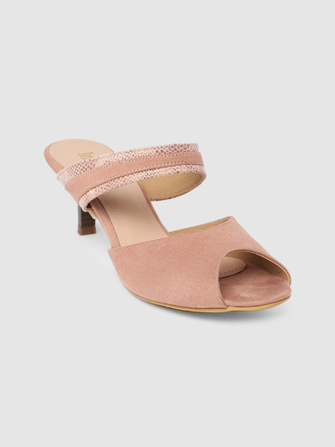 

Inc 5 Women Pink Solid Peep Toes