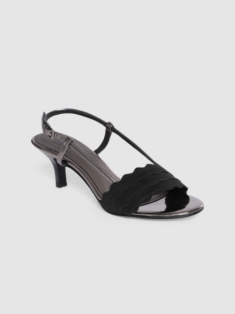 

Inc 5 Women Black Solid Sandals