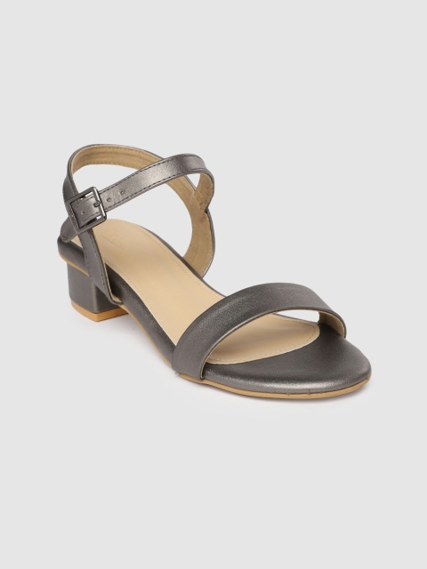 

Inc 5 Women Grey Solid Sandals