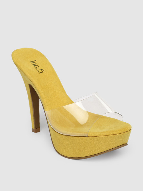 

Inc 5 Women Yellow Solid Platforms
