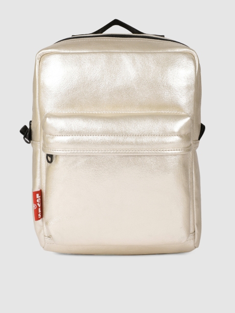

Levis Men Gold-Toned Solid Backpack