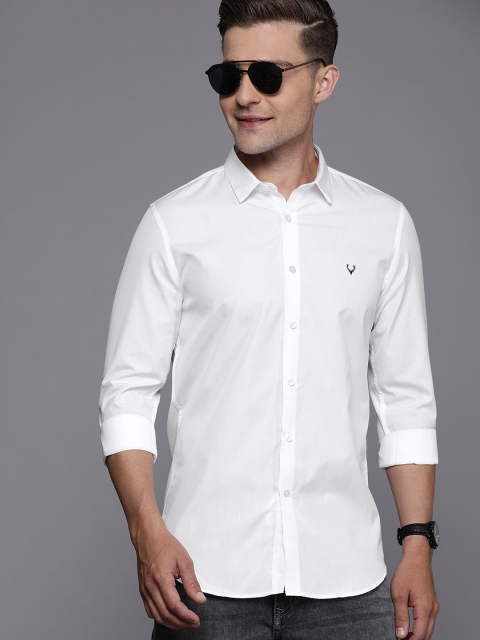 

Allen Solly Sport Men White Ultra Slim Fit Solid Casual Shirt