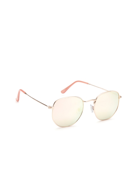

Forever New Women Mirrored Oval Sunglasses 9351746470758, Pink
