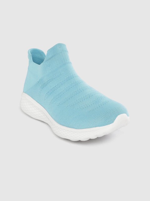 

Crew STREET Women Blue Woven Design Slip-On Sneakers