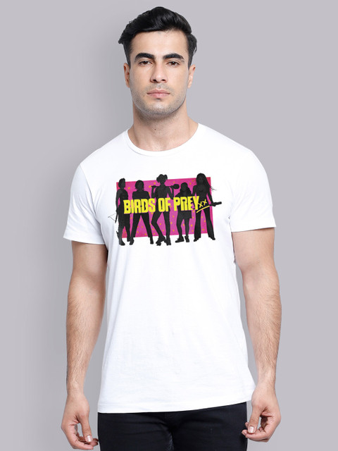 

Free Authority Men White Birds Of Prey Printed T-shirt