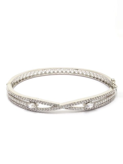 

Bhana Fashion Silver-Plated Kada Bracelet