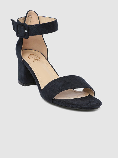 

CERIZ Women Navy Blue Solid Sandals