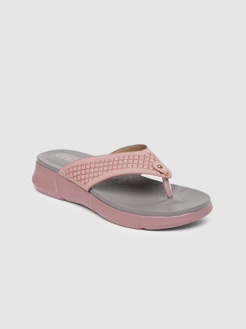 

CERIZ Women Pink Woven Design Heels