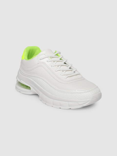 

CERIZ Women White Solid Sneakers