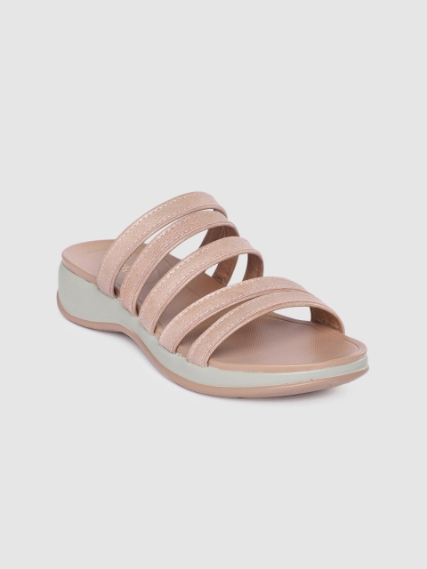 

CERIZ Women Pink Solid Open Toe Flats